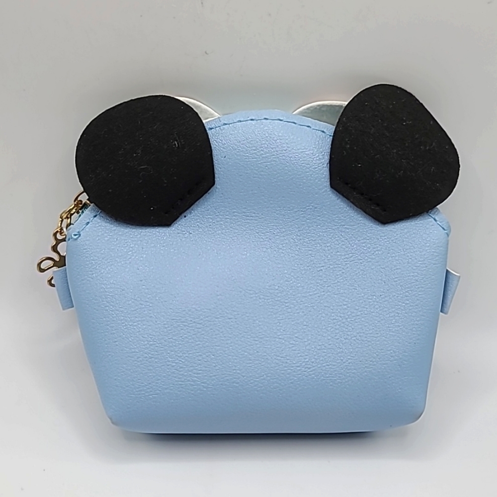 Adorable Blue Minnie Mouse Coin Pouch or Mini Purse - Picture 3 of 4